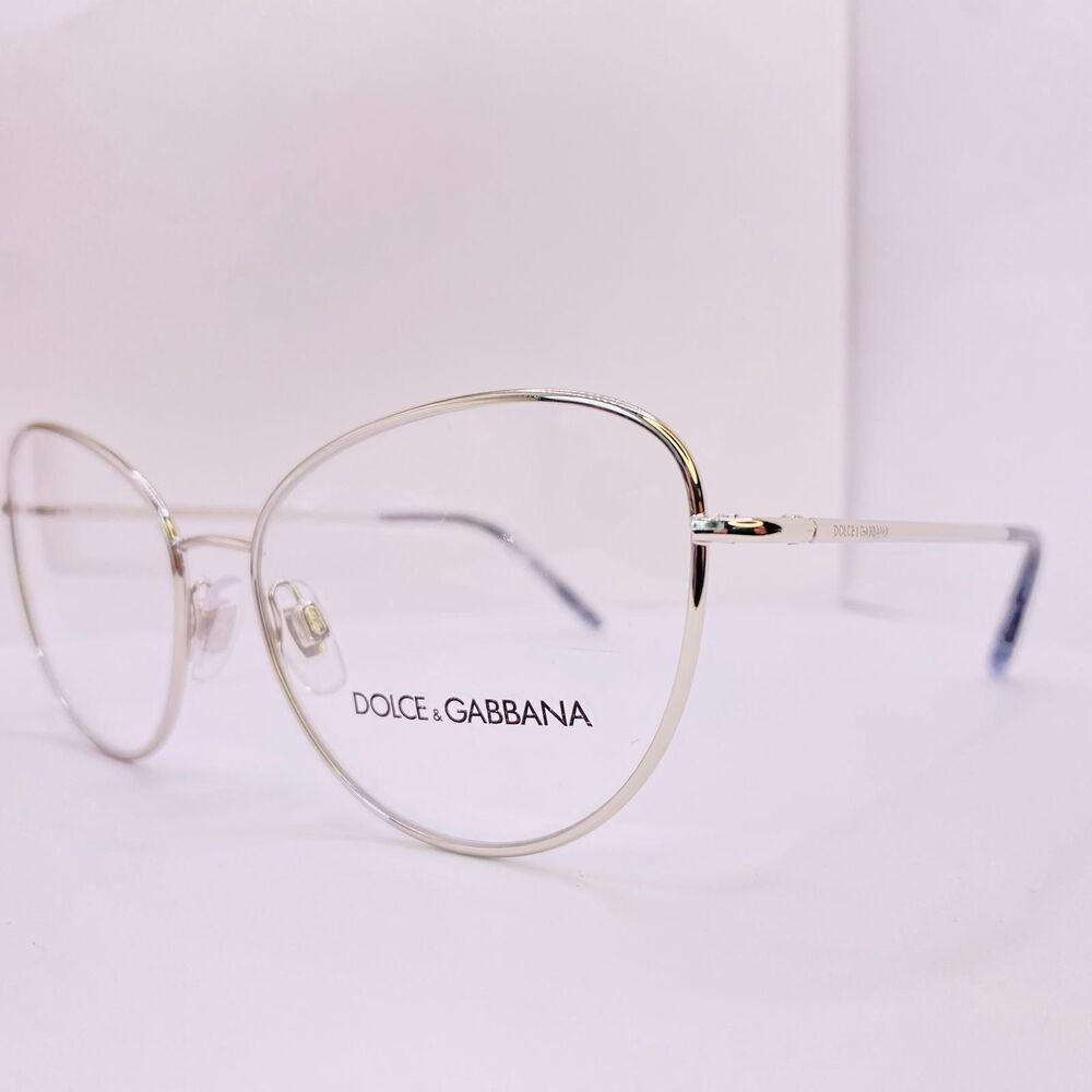 Dolce & Gabbana Eyeglasses Frames DG 1301 05 53 [] 15 140 Silver Gradient Black